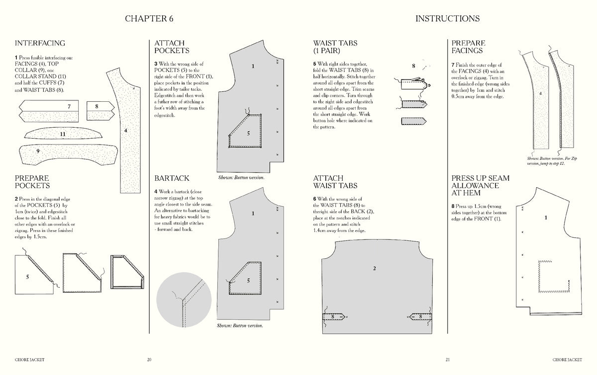 Merchant and Mills - Workwear Timeless sewing patterns for a practical wardrobe - Carolyn Denham