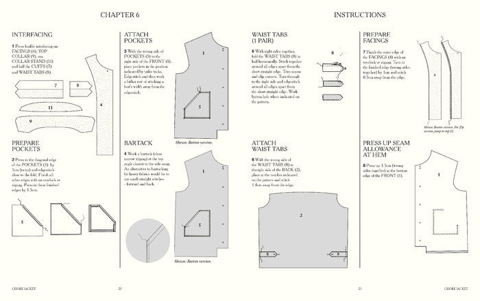 Merchant and Mills - Workwear Timeless sewing patterns for a practical wardrobe - Carolyn Denham