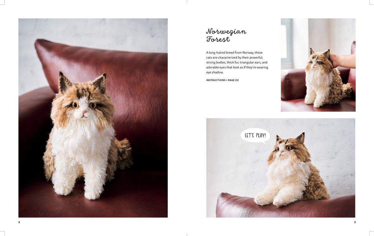 Mieko Shindo - Crochet Your Own Cat 12 Life-Size Amigurumi Kitties to Make and Love