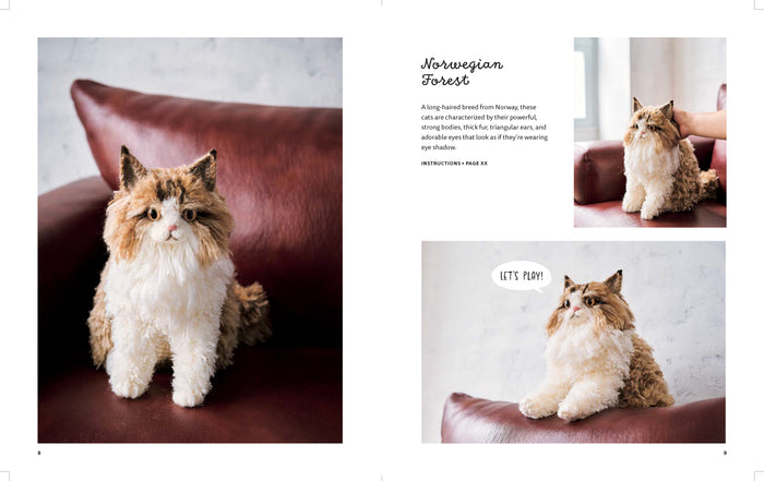 Mieko Shindo - Crochet Your Own Cat 12 Life-Size Amigurumi Kitties to Make and Love