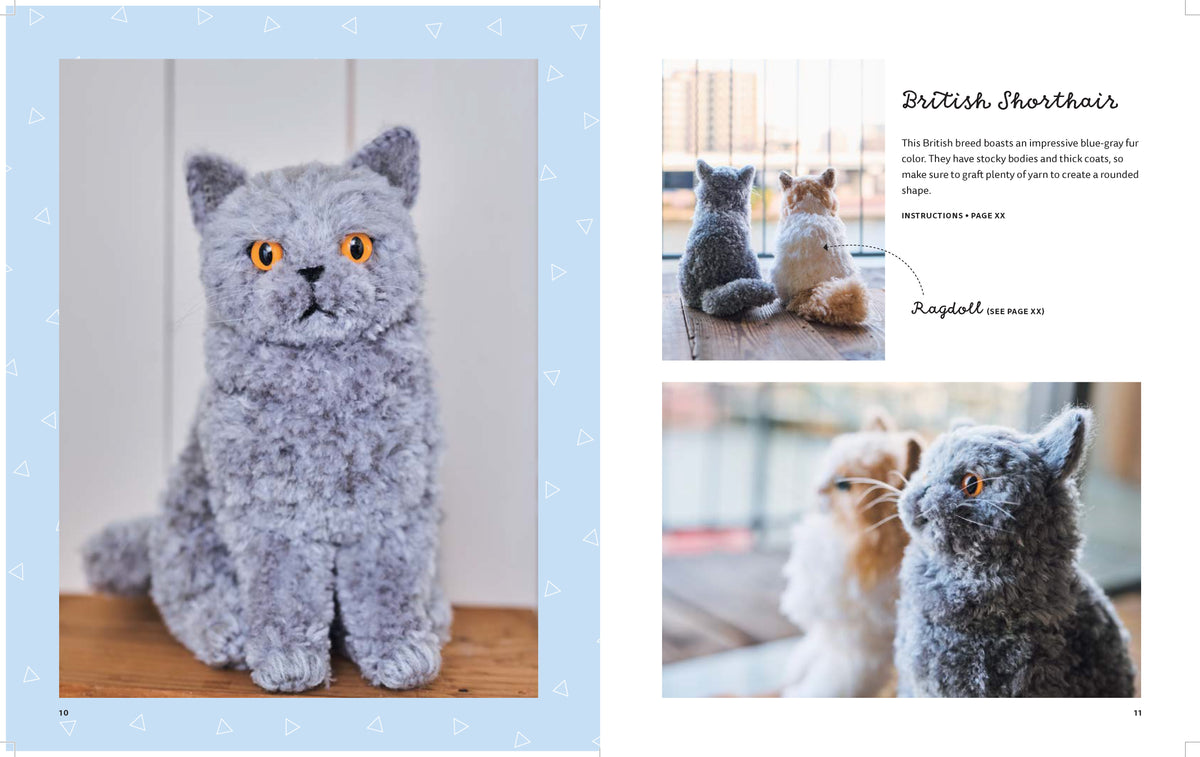 Mieko Shindo - Crochet Your Own Cat 12 Life-Size Amigurumi Kitties to Make and Love