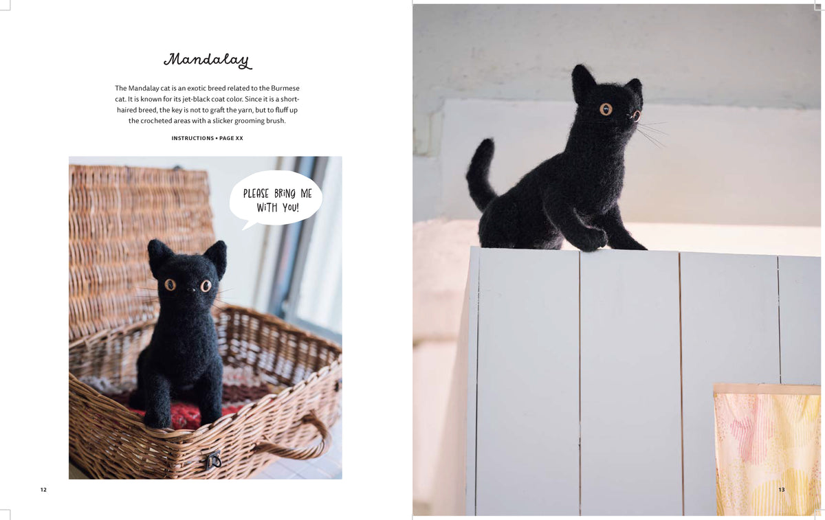 Mieko Shindo - Crochet Your Own Cat 12 Life-Size Amigurumi Kitties to Make and Love