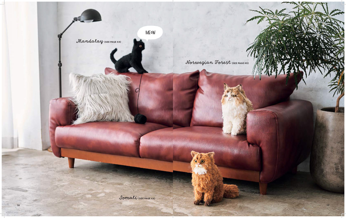 Mieko Shindo - Crochet Your Own Cat 12 Life-Size Amigurumi Kitties to Make and Love