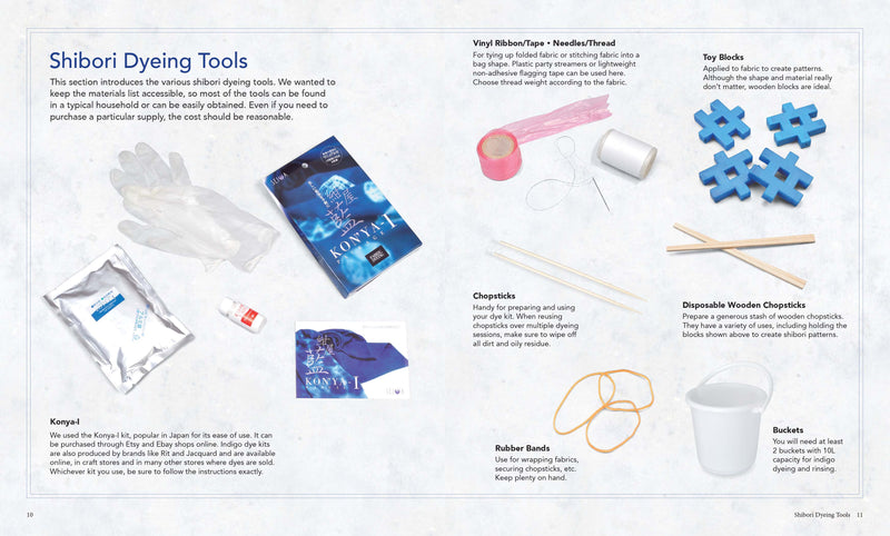 Studio TAC Creative Techniques faciles de teinture Shibori Tie Dye nouage, pliage et teinture avec réserve à faire soi-même