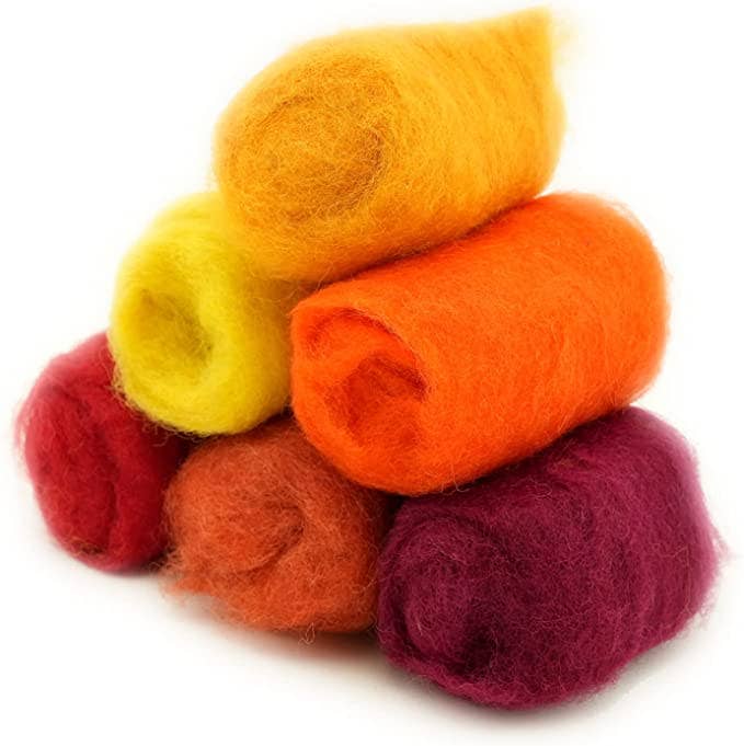 Woolbuddy - Corriedale Wool Fibre Sampler – Natural Roving for Spinning and Felting