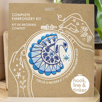 Hook, Line & Tinker - Swan Swimming Complete Embroidery Kit