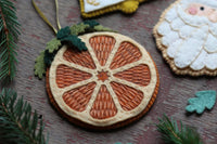 Kiriki Press - Dried Orange - Felt Ornament Kit
