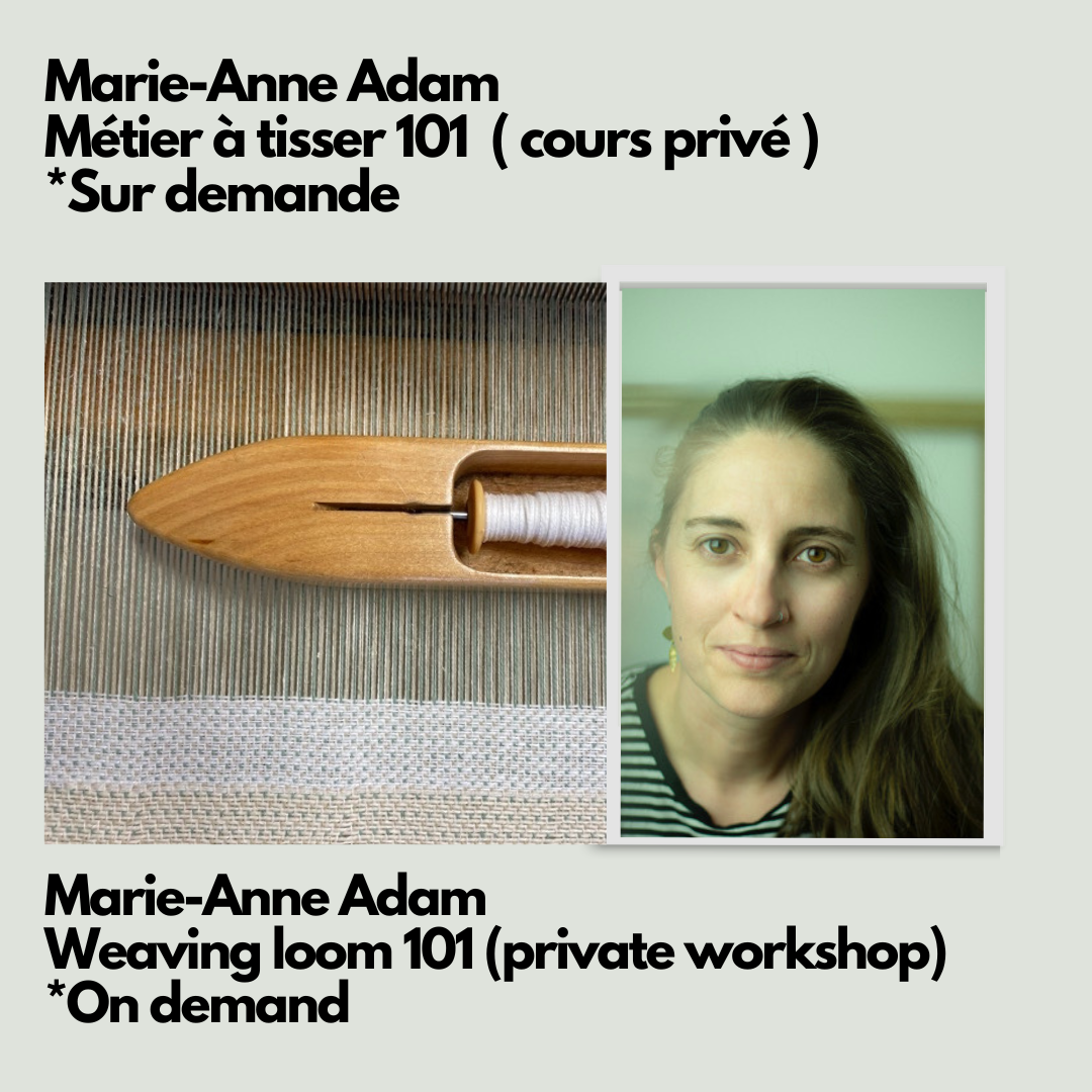 Marie-Anne Adam - Métier à tisser 101 - sur demande