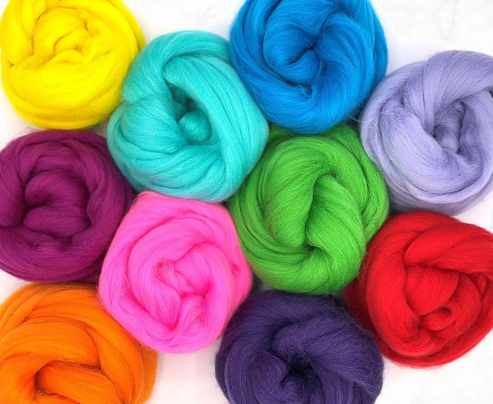 World of Wool - Carded merino wool BEAUTIFUL BRIGHTS 250g