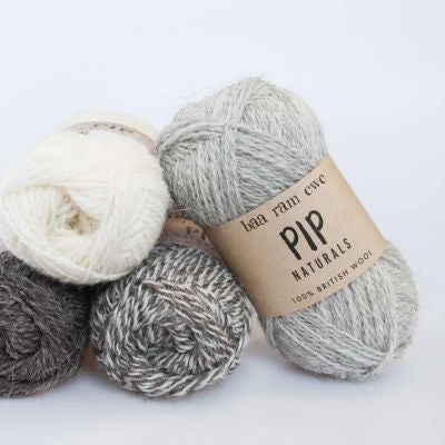 Baa Ram Ewe - Pip Colourwork fingering COLORS and NATURALS