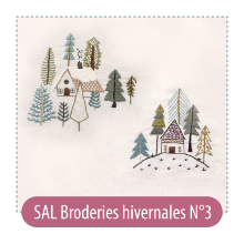 Un chat dans l'aiguille - Winter embroideries N°3 (SAL) (Code: C-00153)