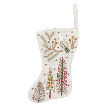 Un chat dans l'aiguille - Little Christmas Stocking - N°1 (Code: C-06685)
