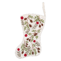 Un chat dans l'aiguille - Little Christmas Stocking - N°2 (Code: C-06686)