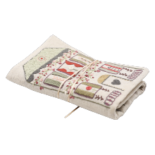 Un chat dans l'aiguille - Scissors & needles holder - Embroiderers' house (Code: C-08858)