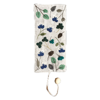 Un chat dans l'aiguille - Floral bookmark - Mélina (Code: C-09914)