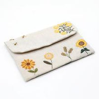 Un chat dans l'aiguille - Eva floral pouch (Code: C-09934)