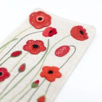 Un chat dans l'aiguille - Poppies Bookmark (Code: C-09941)