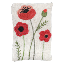 Un Chat dans l'aiguille - Coquelicots Cushion - C-09959