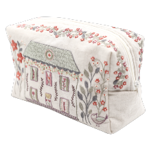 Un chat dans l'aiguille - Large pouch - Embroiderers' house (Code: C-09983)