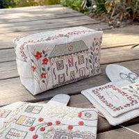 Un chat dans l'aiguille - Large pouch - Embroiderers' house (Code: C-09983)