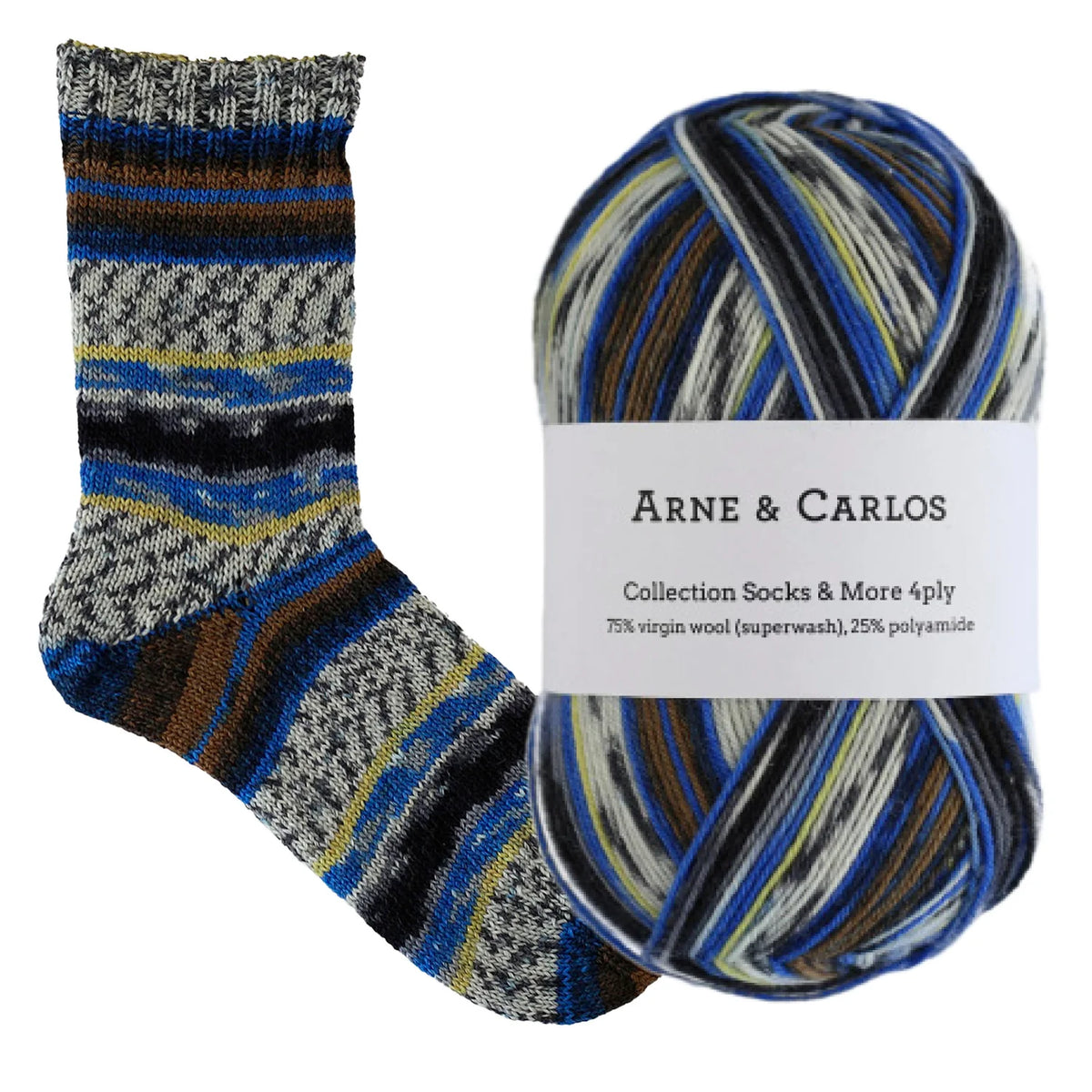 Arne & Carlos - Sock Yarn - Sock and more collection 4-ply