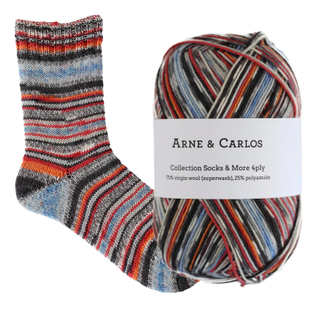 Arne & Carlos - Sock Yarn - Sock and more collection 4-ply