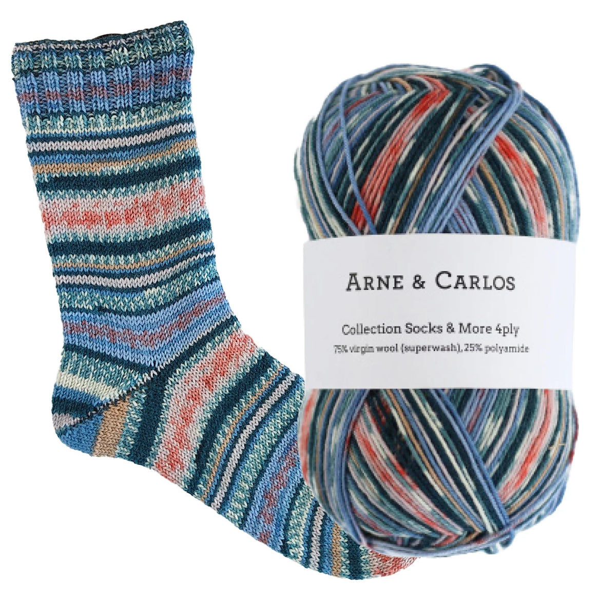 Arne & Carlos - Sock Yarn - Sock and more collection 4-ply