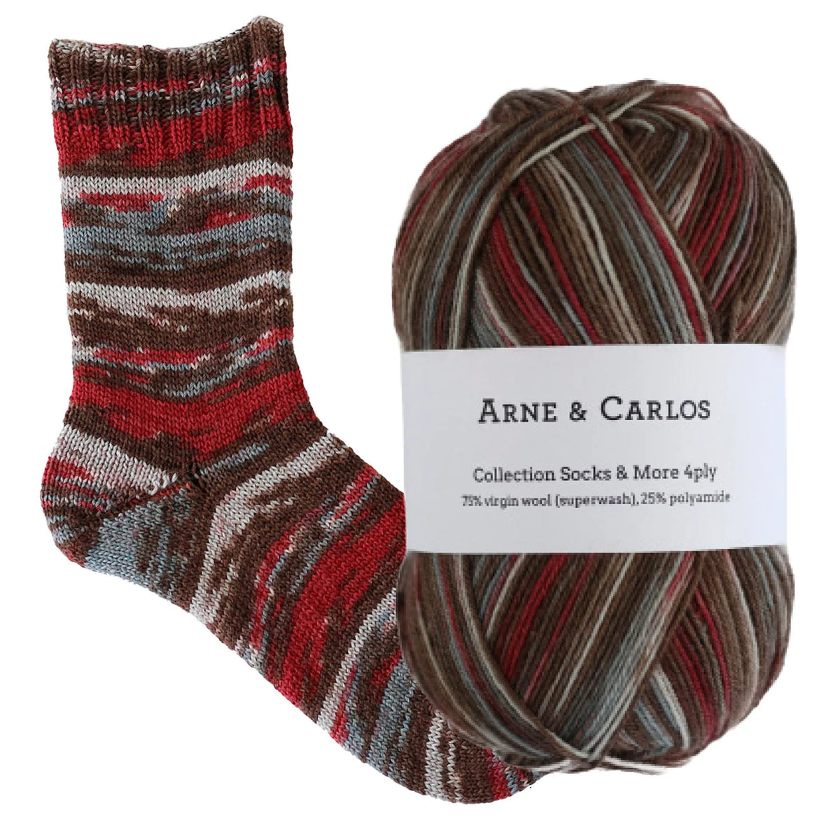 Arne & Carlos - Sock Yarn - Sock and more collection 4-ply
