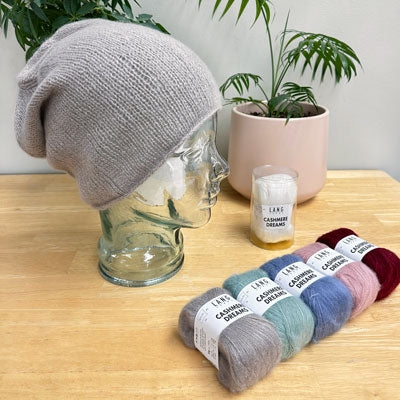 Lang Yarns - Cashmere Dreams KIT (hat or scarf)