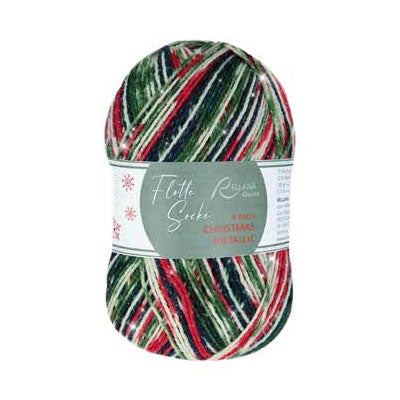 Rellana Christmas Socks - Flotte Sock Christmas 4ply Metallic (2024)