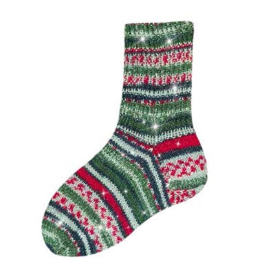 Rellana Christmas Socks - Flotte Sock Christmas 4ply Metallic (2024)