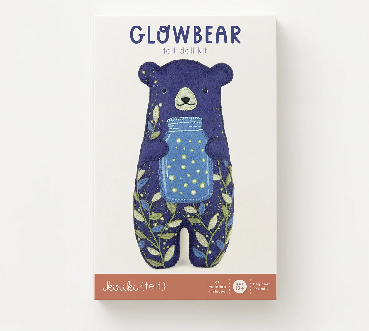 Kiriki Press - Glowbear - Felt Doll Kit