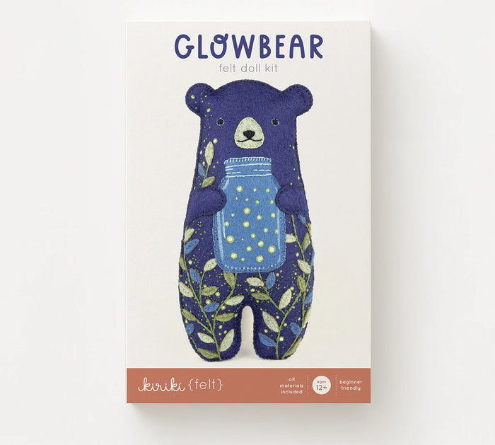 Kiriki Press - Glowbear - Felt Doll Kit