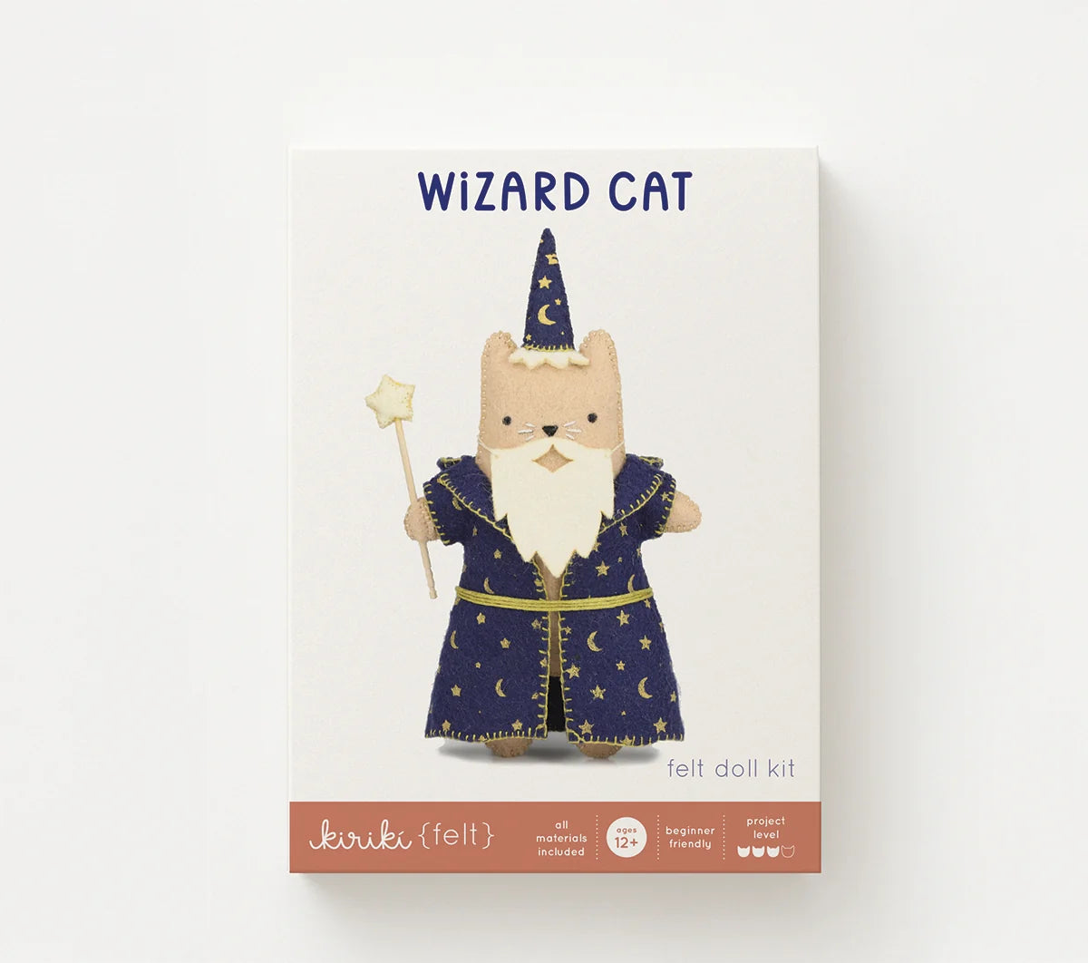 Kiriki Press - Wizard Cat - Felt Doll Kit