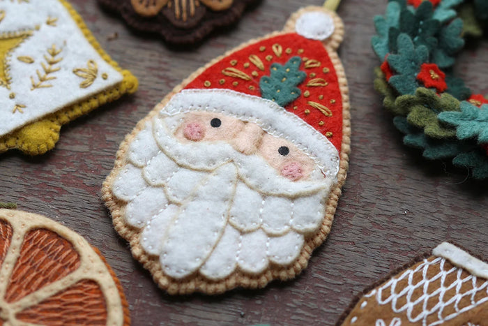 Kiriki Press - Santa Claus - Felt Ornament Kit