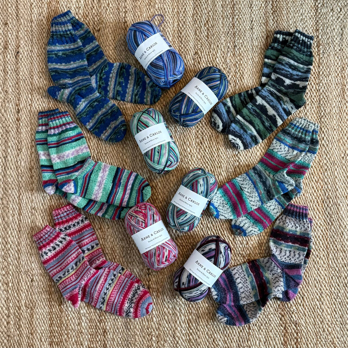 Arne & Carlos - Sock Yarn - Sock and more collection 4-ply