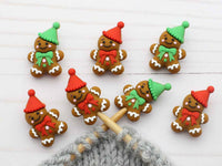Fox & Pine - Red + Green Gingerbread | Stitch Stoppers