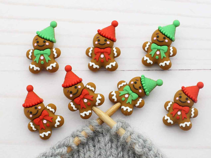 Fox & Pine - Red + Green Gingerbread | Stitch Stoppers