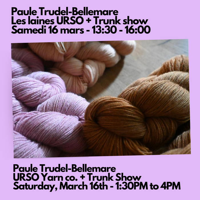 Trunk Show - LES LAINES URSO YARN CO.