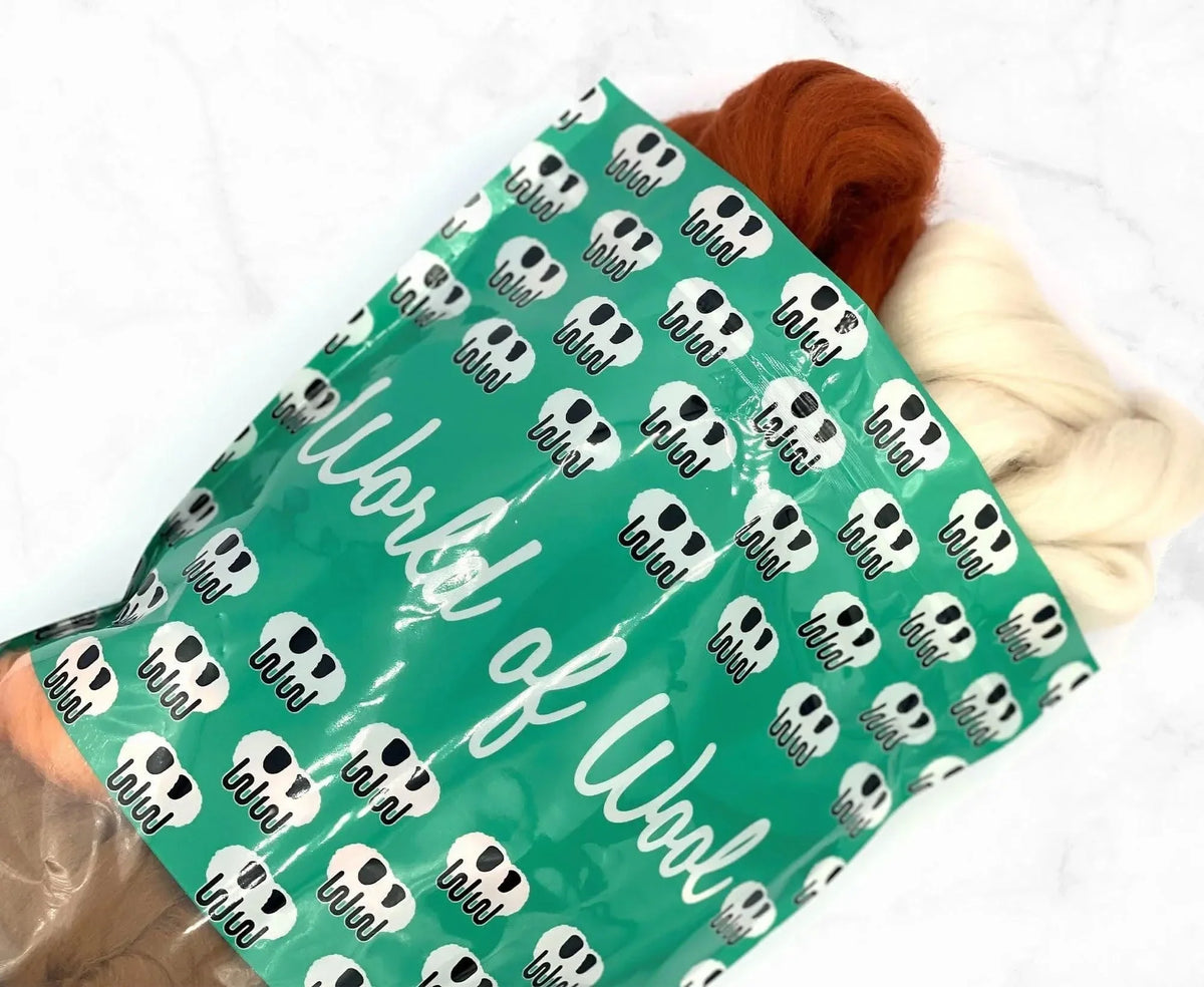 World of Wool - Carded merino wool ALL CREATURES GREAT & SMALL 500g