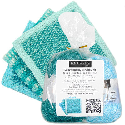 Estelle Yarns - Sudzy Bubbly Scrubby Kits