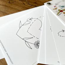 Un chat dans l'aiguille - Drawing book | Hearts (Code: P-10003)