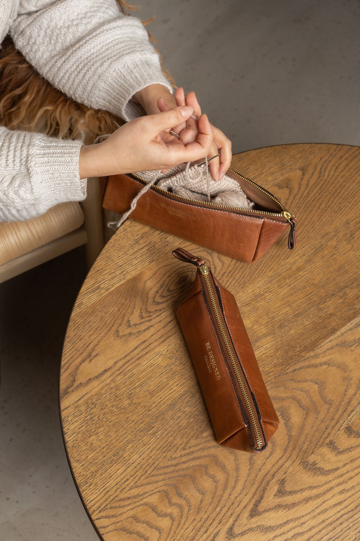 RE:DESIGNED - Project 11 - small triangular leather case