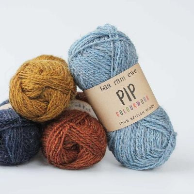 Baa Ram Ewe - Pip Colourwork fingering COLORS and NATURALS