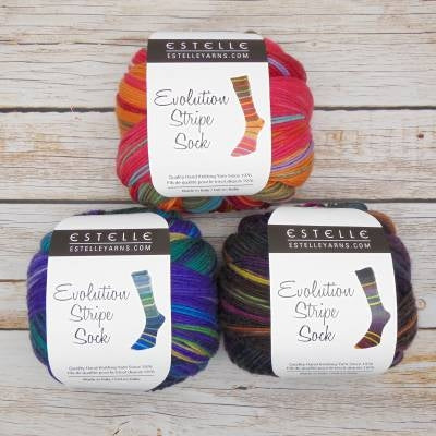 Estelle Yarns - Evolution Stripe Sock