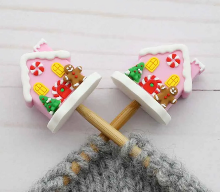 Fox & Pine - Pink Gingerbread House | Stitch Stoppers
