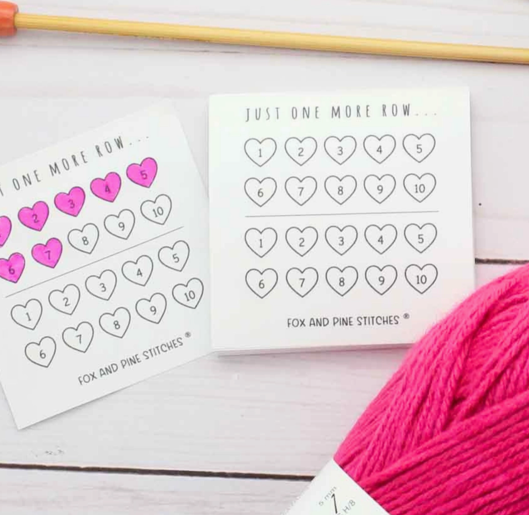 Fox & Pine - Row Counter Stickies - 1 to 10