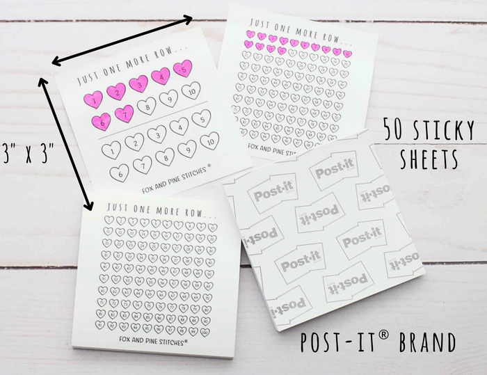 Fox & Pine - Row Counter Stickies - 1 to 10