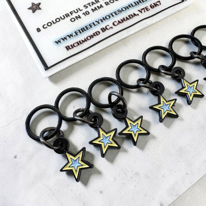 Firefly Notes - Star Pack Enamel Stitch Markers