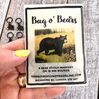 Firefly Notes - Bear Stitch Markers – Limited Edition Set of 8
